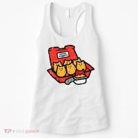 Kitten Nuggets Cute Fast Food Cat Food Lover Women's Tank Top thumb 0
