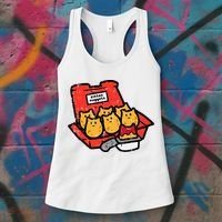 Kitten Nuggets Cute Fast Food Cat Food Lover Women's Tank Top thumb 3