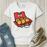 Kitten Nuggets Cute Fast Food Cat Food Lover Women's T-Shirt thumb 3