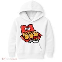 Kitten Nuggets Cute Fast Food Cat Food Lover Kids Hoodie thumb 0