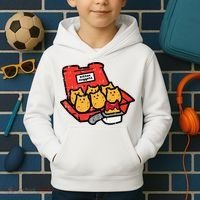 Kitten Nuggets Cute Fast Food Cat Food Lover Kids Hoodie thumb 2