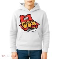 Kitten Nuggets Cute Fast Food Cat Food Lover Kids Hoodie thumb 4