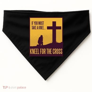 Kneel For The Cross Christian USA-Made Doggie Bandana