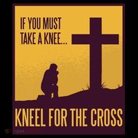 Kneel For The Cross Christian Long Sleeve Shirt thumb 2