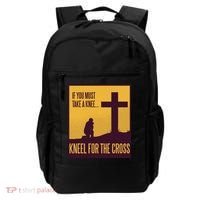 Kneel For The Cross Christian Backpack thumb 0