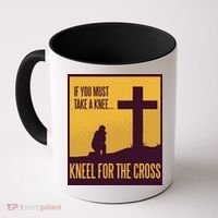 Kneel For The Cross Christian Coffee Mug thumb 0