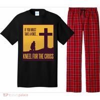 Kneel For The Cross Christian Pajama Set thumb 0