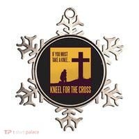 Kneel For The Cross Christian Ornament thumb 0