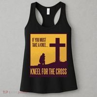 Kneel For The Cross Christian Women's Tank Top thumb 3