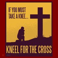 Kneel For The Cross Christian Kids Hoodie thumb 2