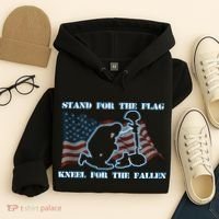 Kneel For The Fallen US Troops Hoodie thumb 4
