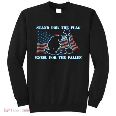 Kneel For The Fallen US Troops Sweatshirt