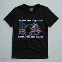 Kneel For The Fallen US Troops T-Shirt thumb 5