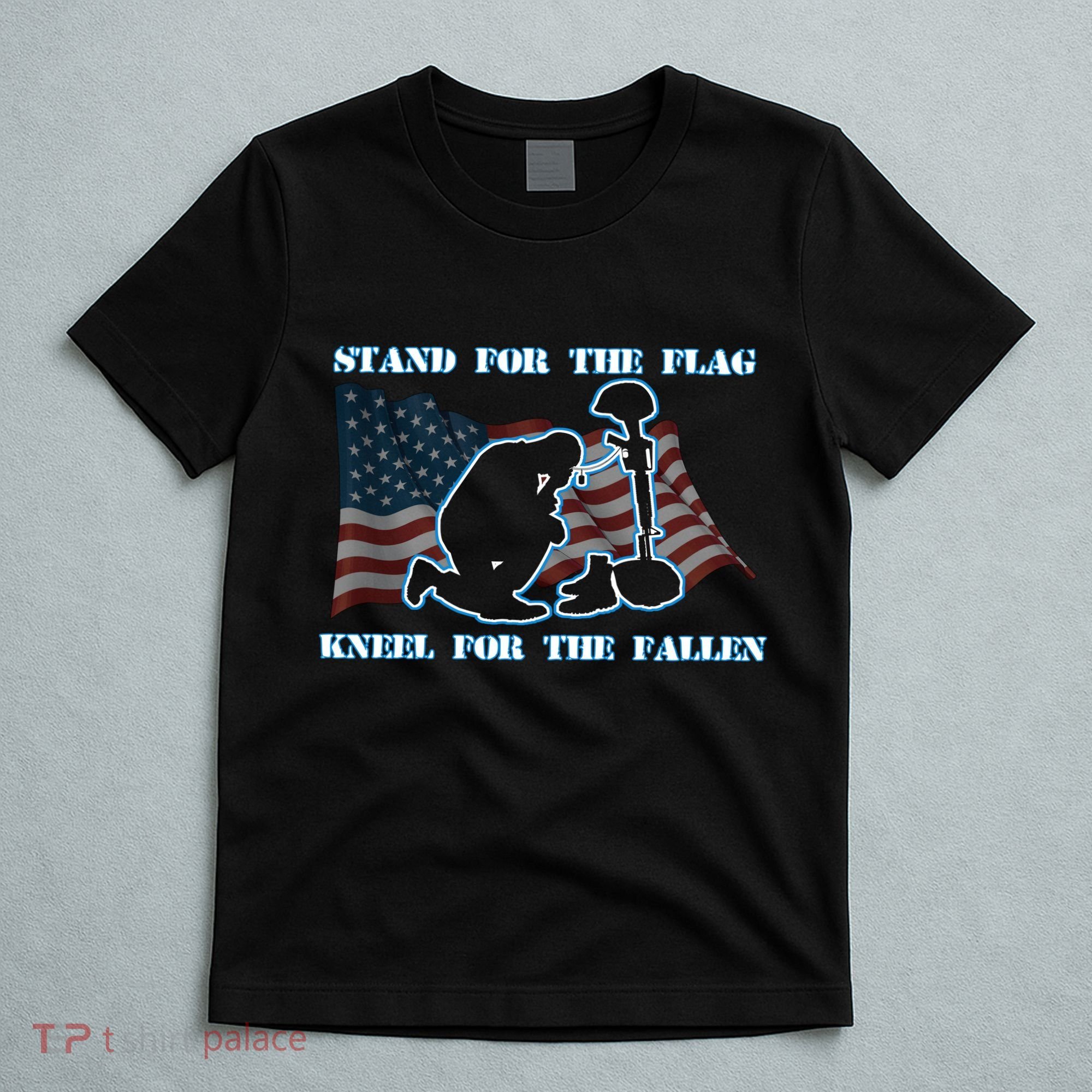 Kneel For The Fallen US Troops T-Shirt