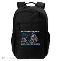 Kneel For The Fallen US Troops Backpack thumb 0