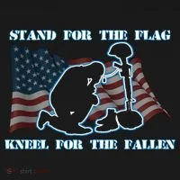 Kneel For The Fallen US Troops Bucket Hat thumb 4