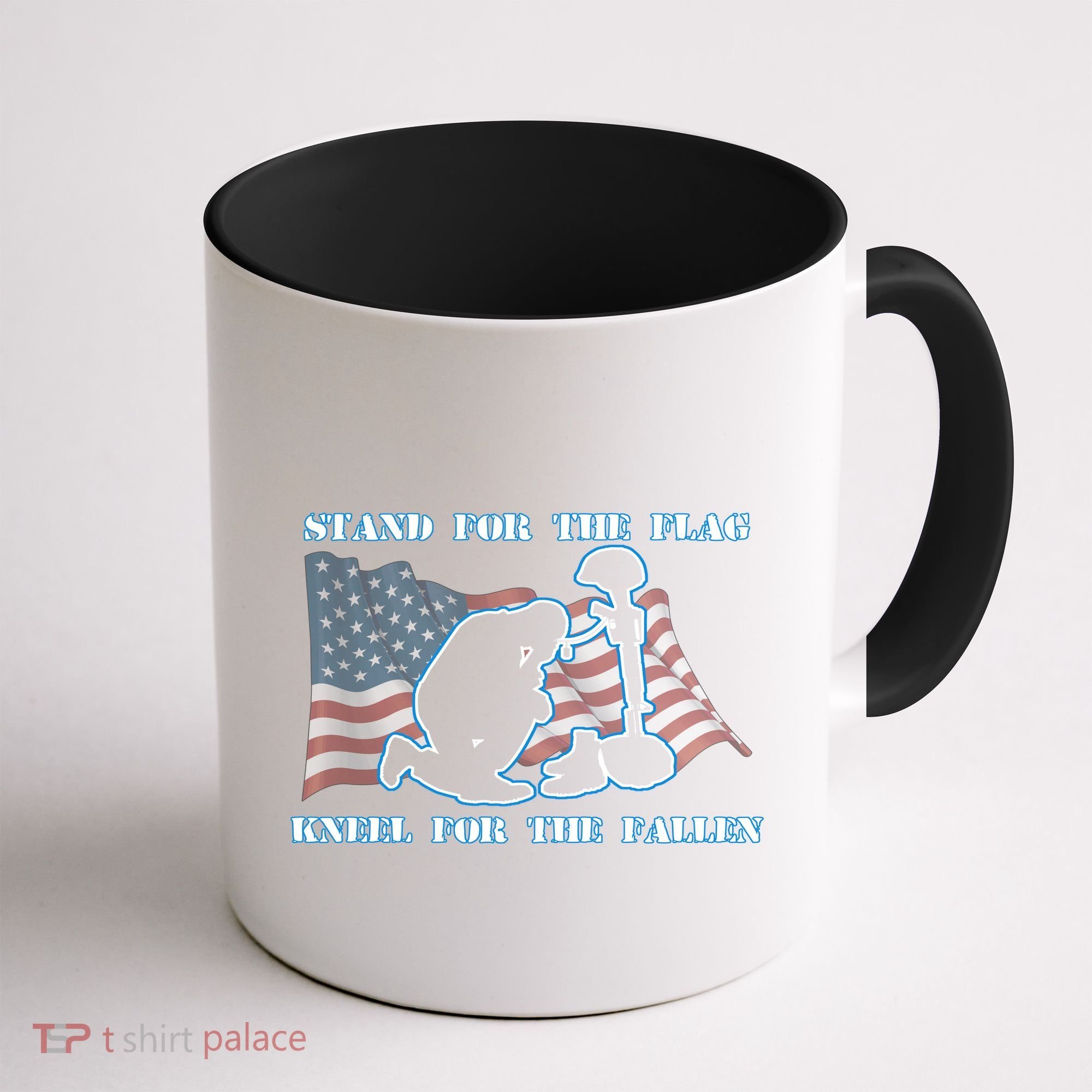 Kneel For The Fallen US Troops Coffee Mug