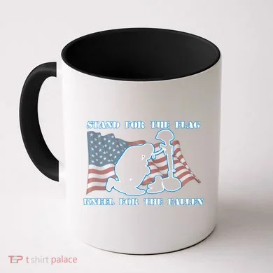 Kneel For The Fallen US Troops Coffee Mug