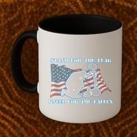 Kneel For The Fallen US Troops Coffee Mug thumb 2