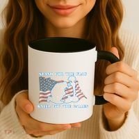 Kneel For The Fallen US Troops Coffee Mug thumb 3