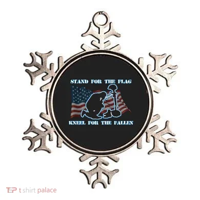 Kneel For The Fallen US Troops Ornament