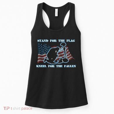 Kneel For The Fallen US Troops Women's Tank Top