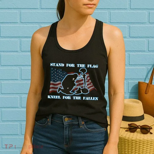 Kneel For The Fallen US Troops Women's Tank Top