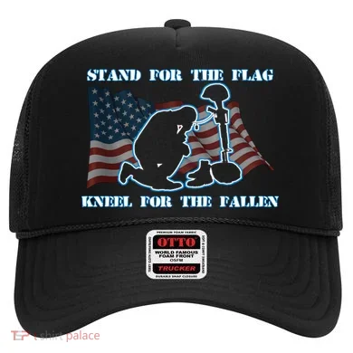 Kneel For The Fallen US Troops Hat