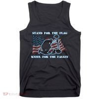 Kneel For The Fallen US Troops Tank Top thumb 0