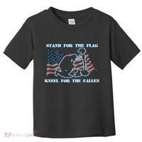 Kneel For The Fallen US Troops Toddler T-Shirt thumb 0