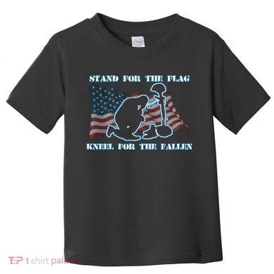 Kneel For The Fallen US Troops Toddler T-Shirt