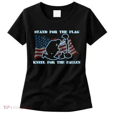 Kneel For The Fallen US Troops Women's T-Shirt