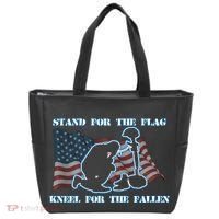 Kneel For The Fallen US Troops Tote Bag thumb 0