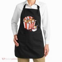 Kitten Nuggets Food Pun Cat Kittens Chicken Nuggets Apron thumb 2