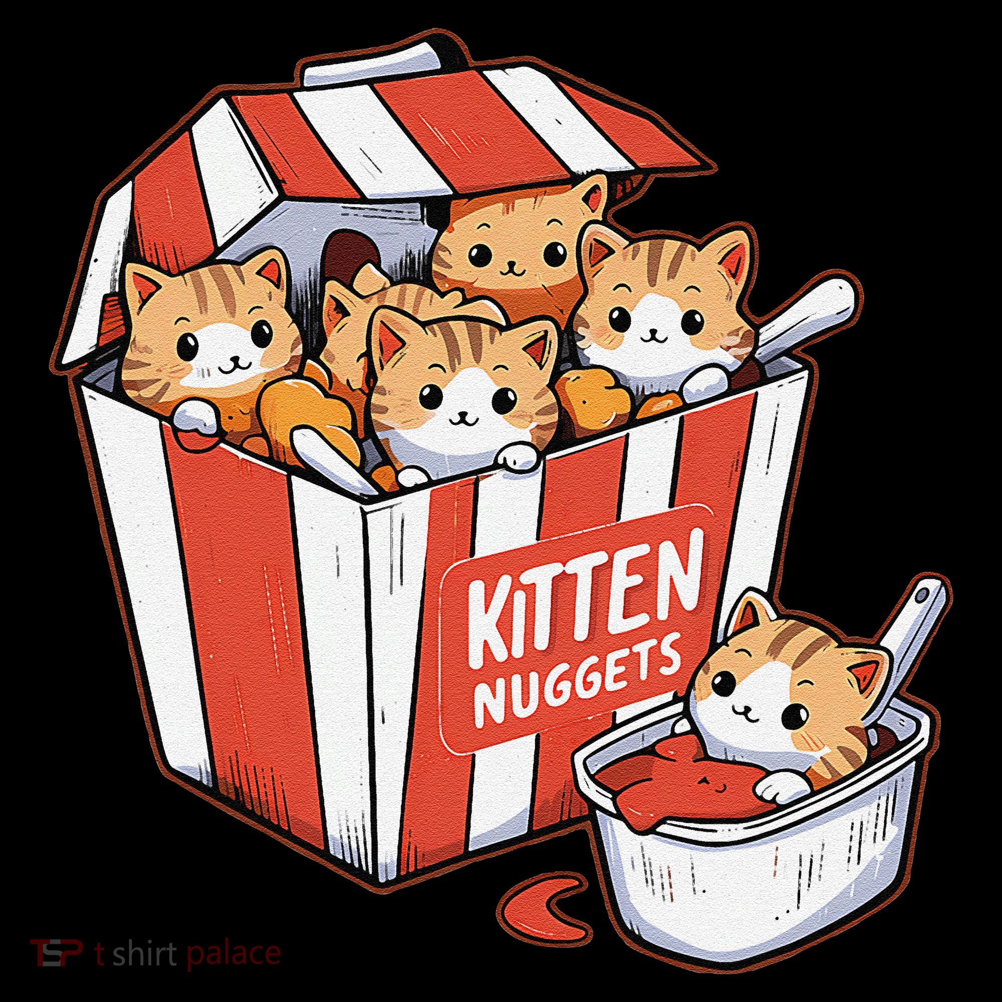 Kitten Nuggets Food Pun Cat Kittens Chicken Nuggets Coffee Mug
