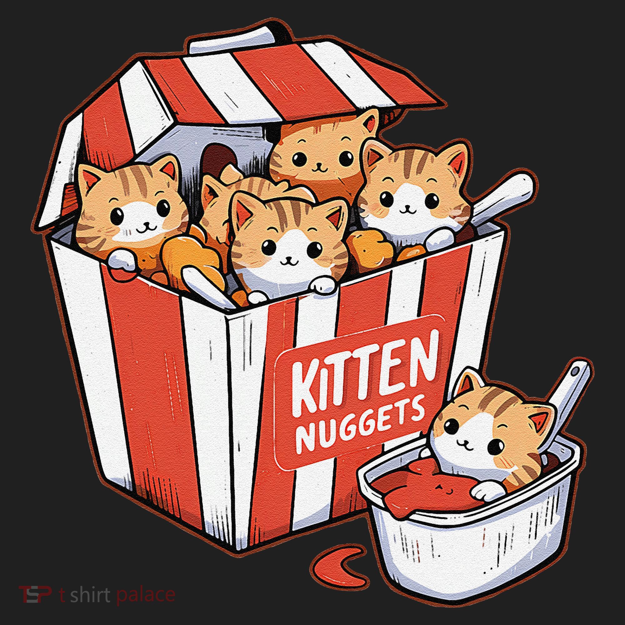 Kitten Nuggets Food Pun Cat Kittens Chicken Nuggets Tumbler