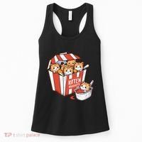 Kitten Nuggets Food Pun Cat Kittens Chicken Nuggets Women's Tank Top thumb 0