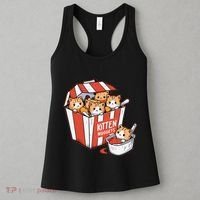 Kitten Nuggets Food Pun Cat Kittens Chicken Nuggets Women's Tank Top thumb 3