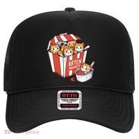 Kitten Nuggets Food Pun Cat Kittens Chicken Nuggets Hat thumb 0