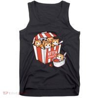 Kitten Nuggets Food Pun Cat Kittens Chicken Nuggets Tank Top thumb 0