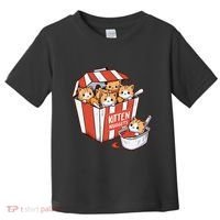 Kitten Nuggets Food Pun Cat Kittens Chicken Nuggets Toddler T-Shirt thumb 0