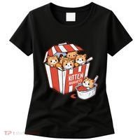 Kitten Nuggets Food Pun Cat Kittens Chicken Nuggets Women's T-Shirt thumb 0