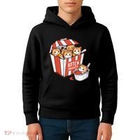 Kitten Nuggets Food Pun Cat Kittens Chicken Nuggets Kids Hoodie thumb 4