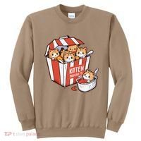 Kitten Nuggets Food Pun Cat Kittens Chicken Nuggets Sweatshirt thumb 0