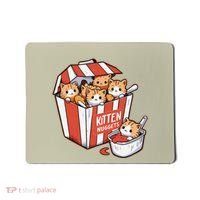 Kitten Nuggets Food Pun Cat Kittens Chicken Nuggets Mousepad thumb 0