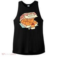 Kitten Nuggets Fast Food Cat By Tobe Fonseca Ladies PosiCharge Tri-Blend Wicking Tank thumb 0
