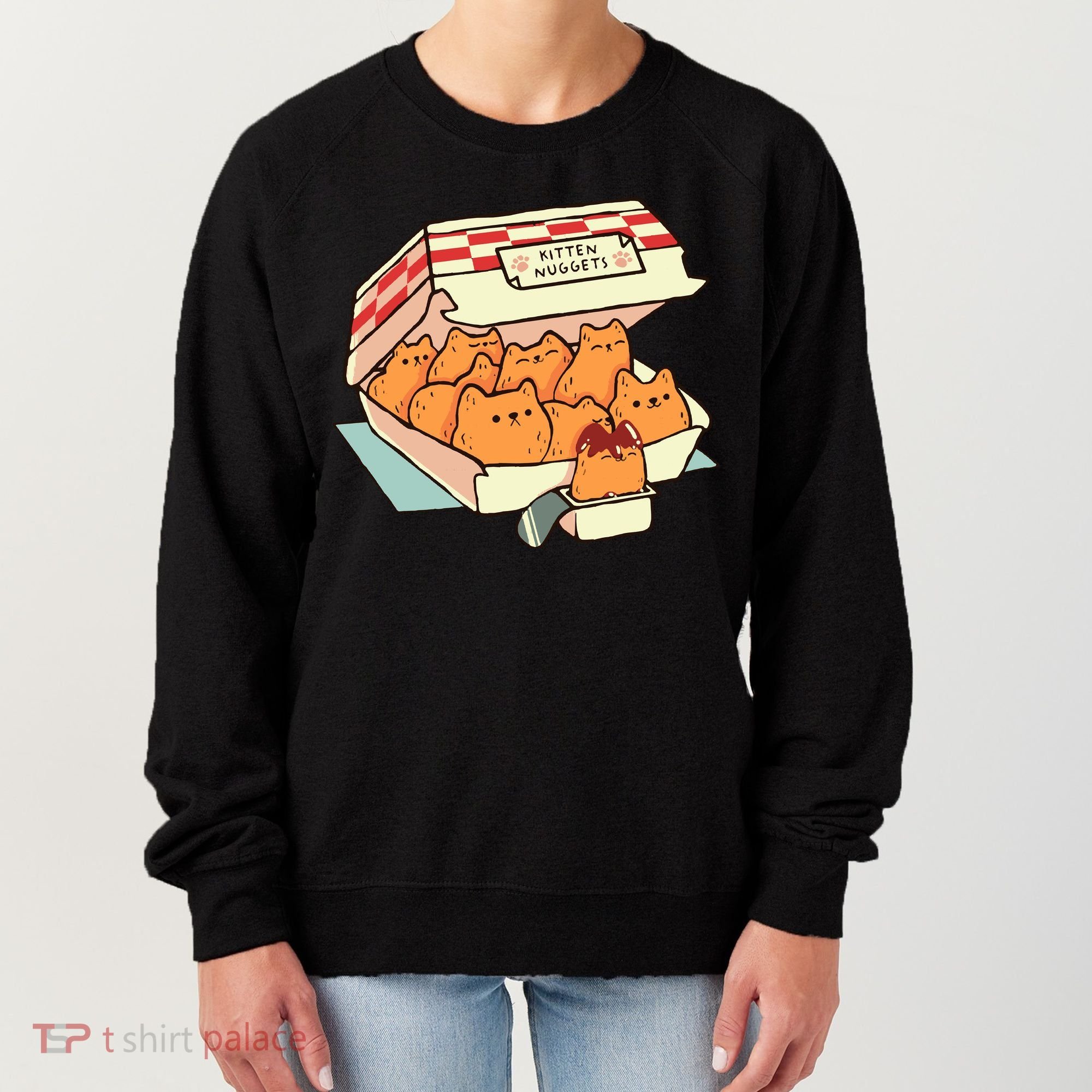 Kitten Nuggets Fast Food Cat By Tobe Fonseca Women's Sweatshirt