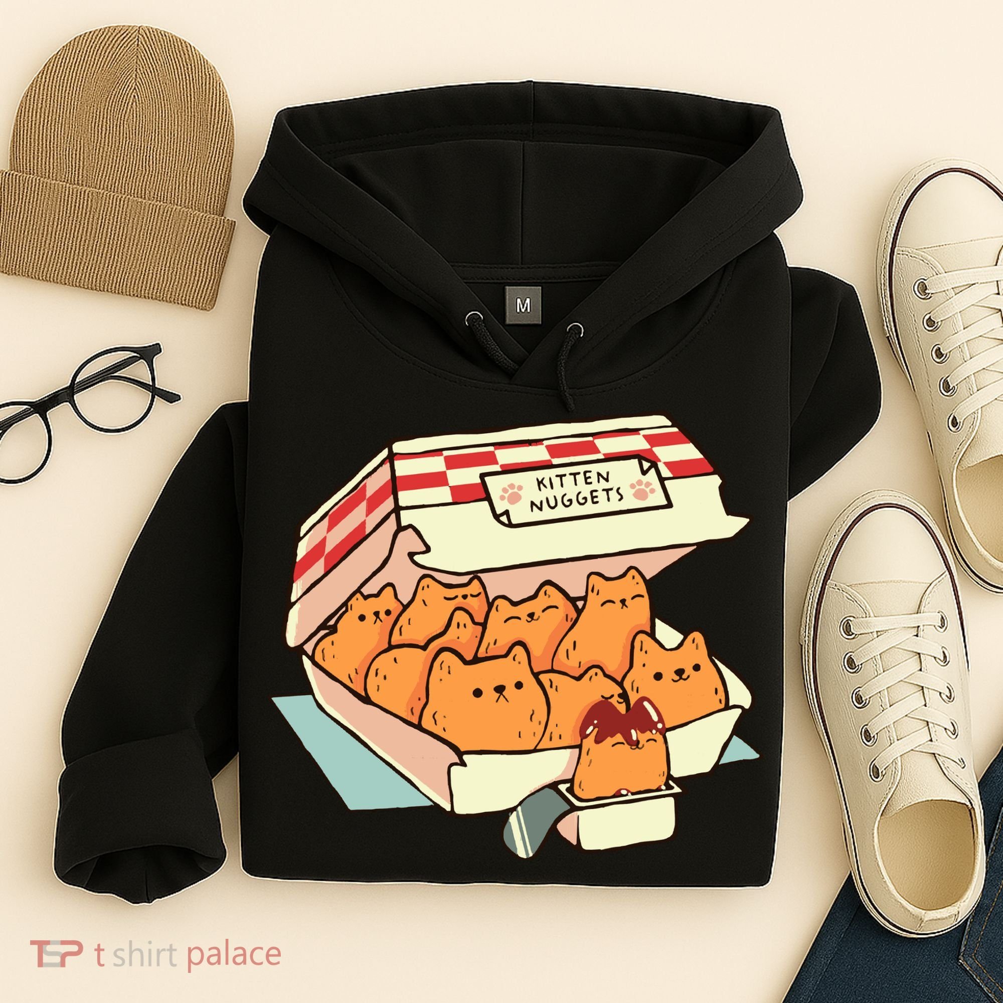Kitten Nuggets Fast Food Cat By Tobe Fonseca Hoodie