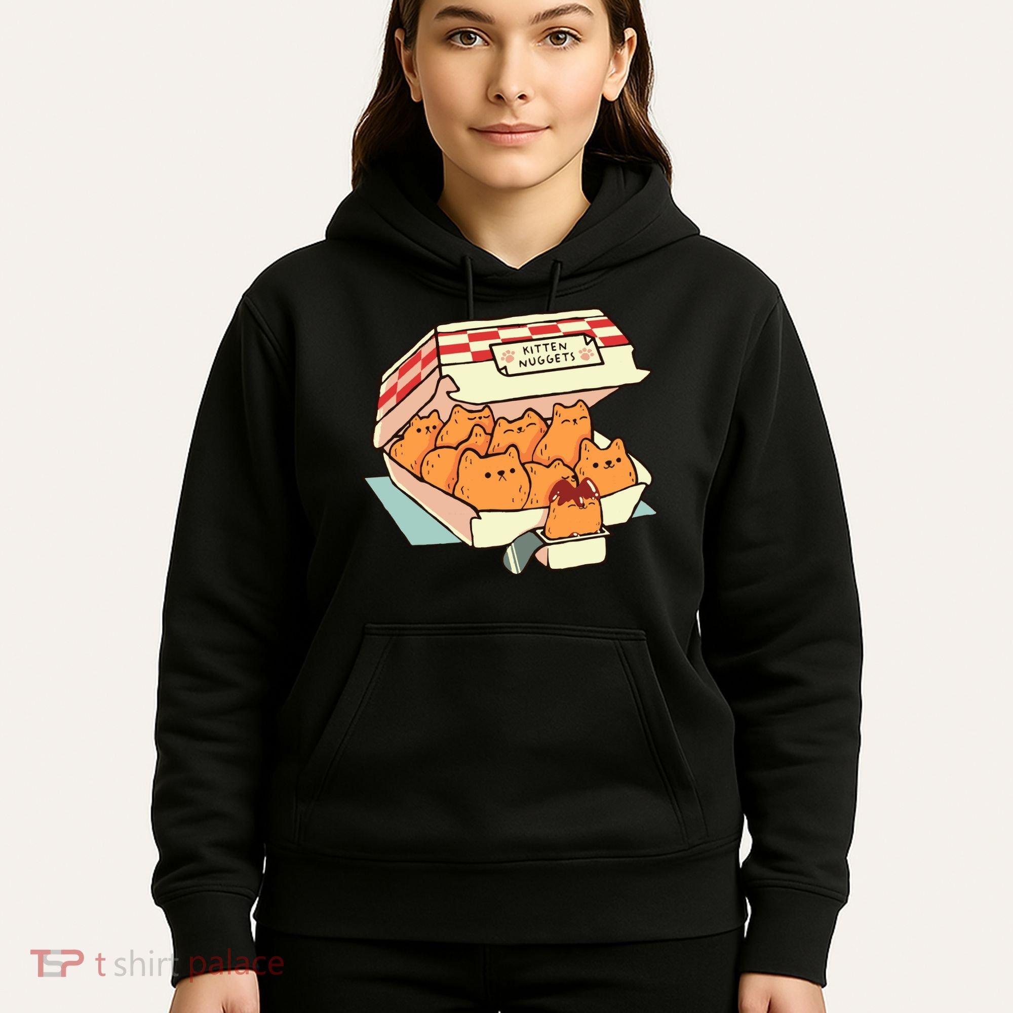 Kitten Nuggets Fast Food Cat By Tobe Fonseca Hoodie