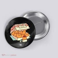 Kitten Nuggets Fast Food Cat By Tobe Fonseca Button thumb 0